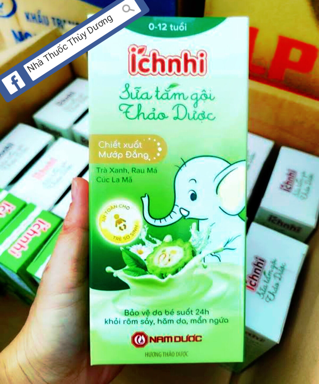 Sữa tắm gội thảo dược ích nhi