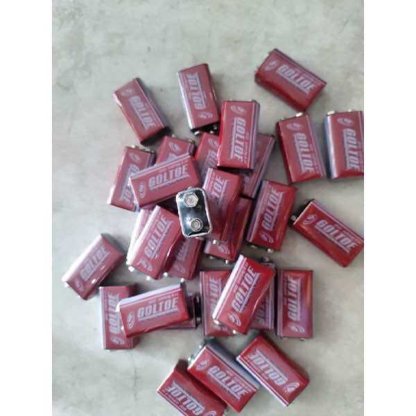 Hộp 10 viên pin vuông 9v