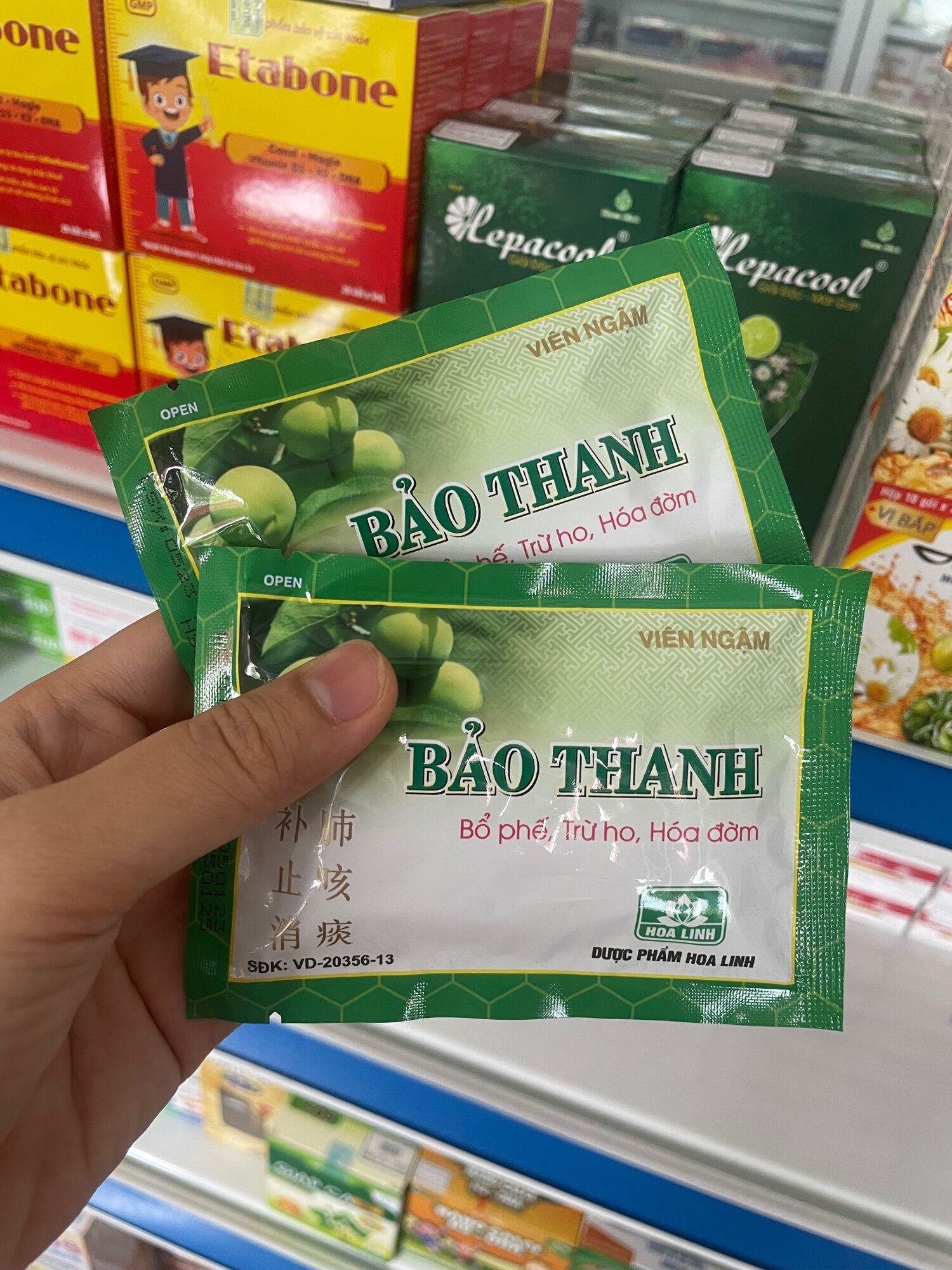 Viên Ngậm Bảo Thanh - vỉ 5viên