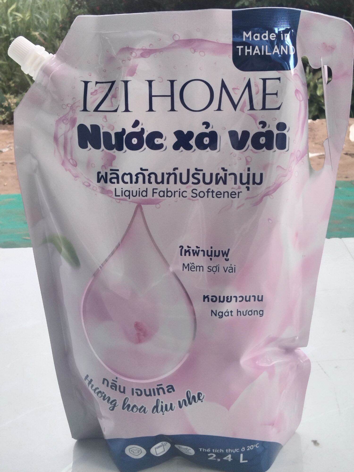 nước xã vải izihome 2,4l
