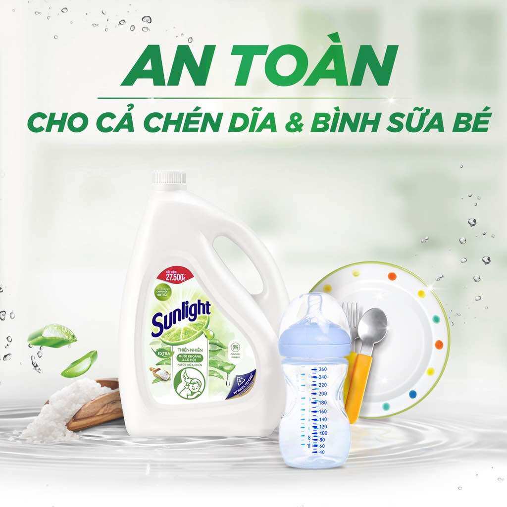 Nước Rửa Chén Bát Sunlight 3.6L