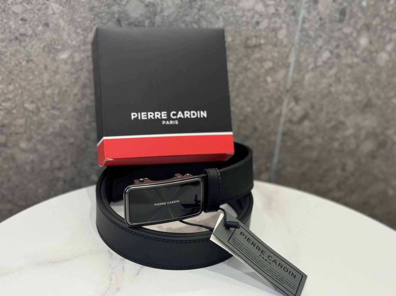 Thắt lưng dây nịt da nam Pieree Cardin fullbox