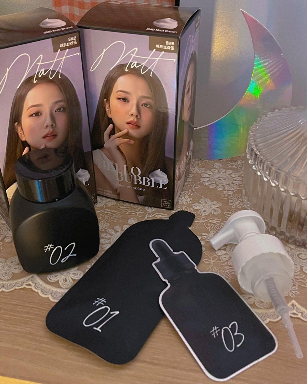 [HCM]Thuốc nhuộm tóc tạo bọt Hello Bubble Miseen Scene