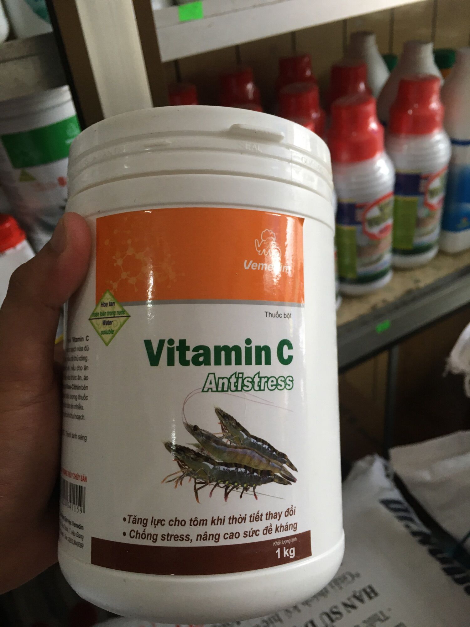 Vitamin c tăng sức đề kháng cho tôm cá