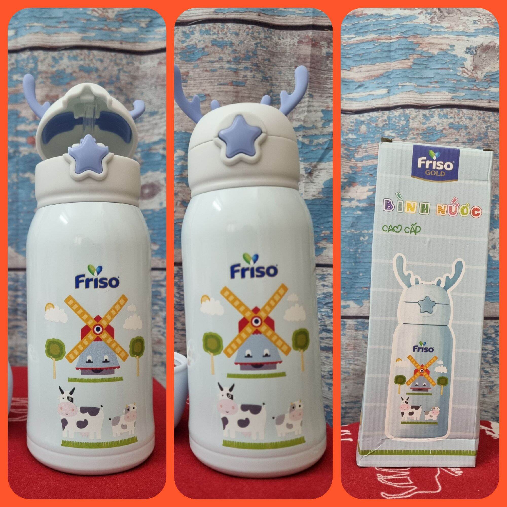 - thanh lý - bình nước giữ nhiệt inox cao cấp friso 500ml new 100%