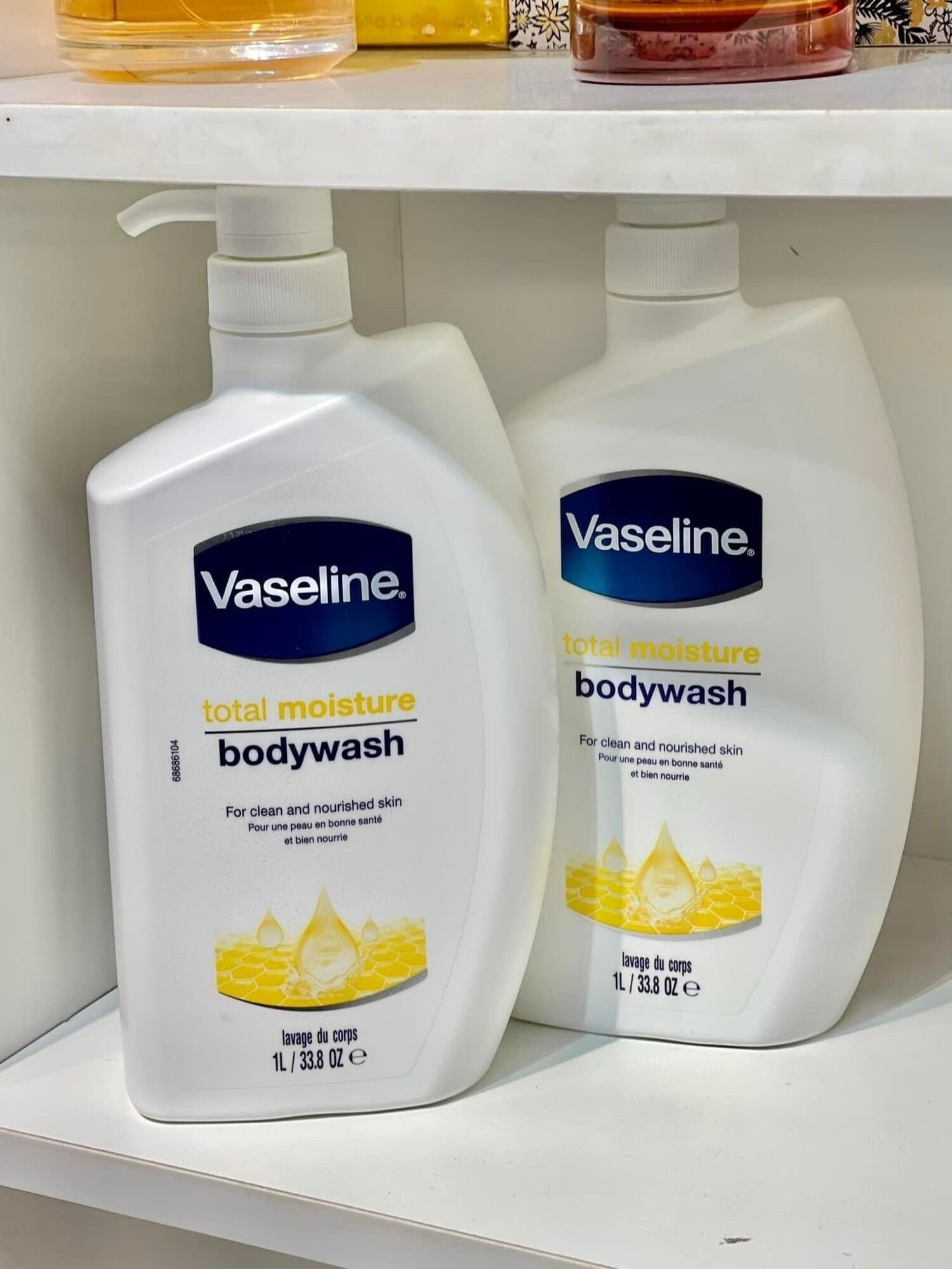 Sữa Tắm Dưỡng Ẩm Vaseline Total Moisture 1000ml USA - Sữa Tắm Vaseline Dưỡng Ẩm làm trắng da 650ml