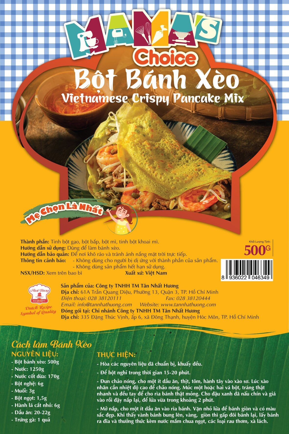 Bột Bánh Xèo Mamachoice 500g