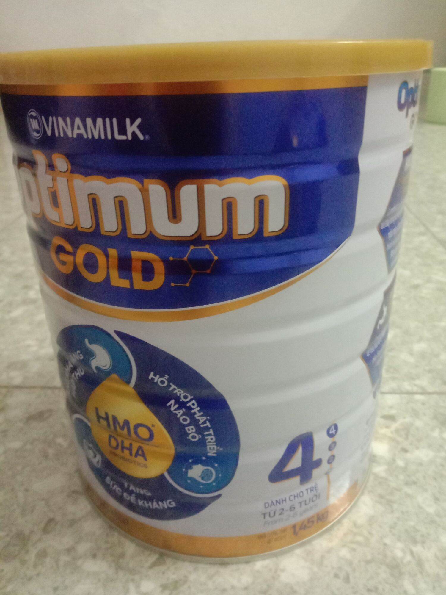 Sữa bột Optimum gold 4 dành cho trẻ từ 2 - 6 tuổi.