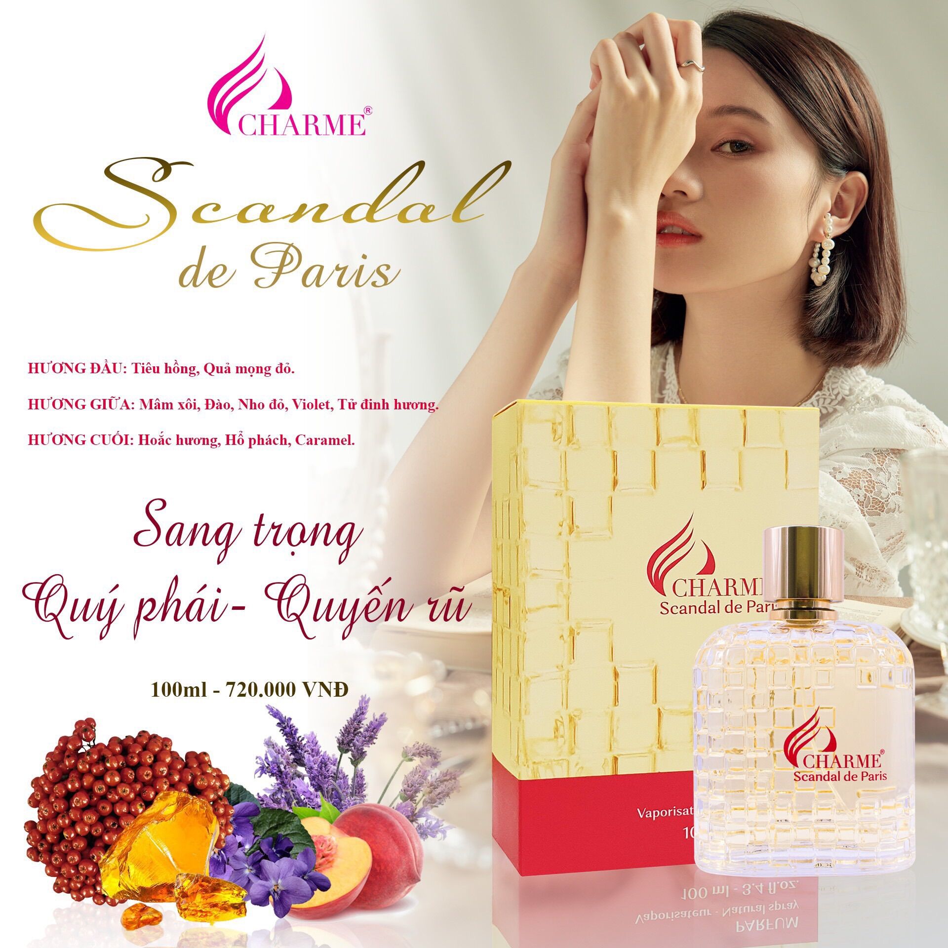 Scandal De Paris Perfume 100ml (Old Model)