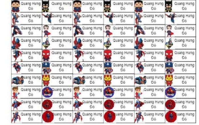 220 sticker tên bé (in theo yêu cầu) dán đồ dùng học tập