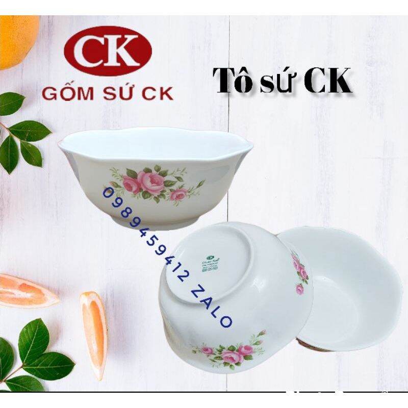 Combo 2 tô sứ tròn gốm sứ CK Việt Nam