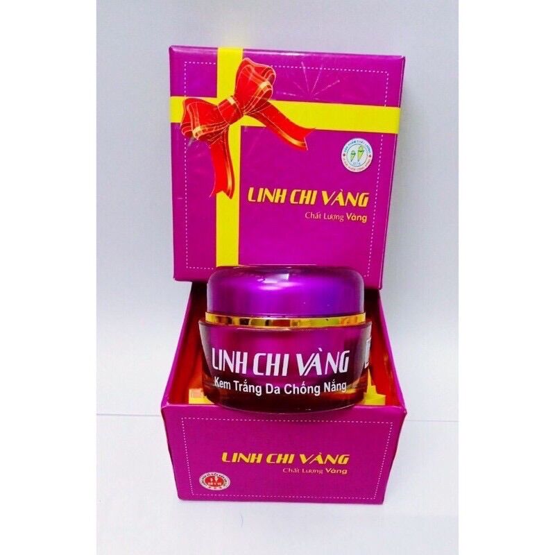 Kem siêu trắng chống nắng linh chi vàng 22g