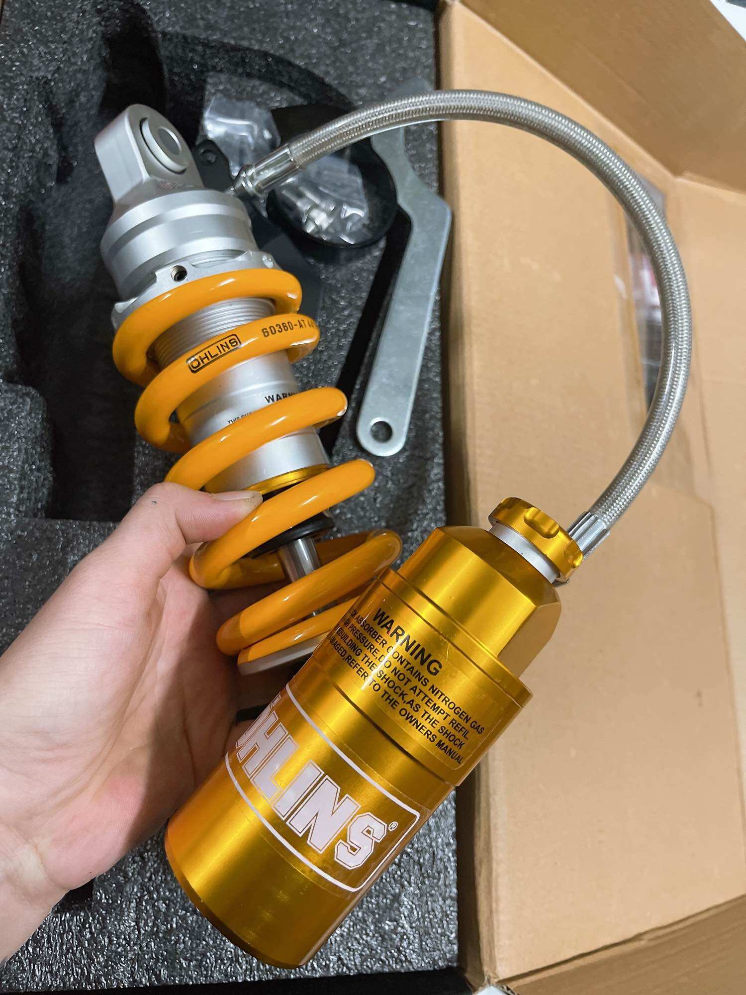Phuộc ohlins bình dầu gắn winner winx