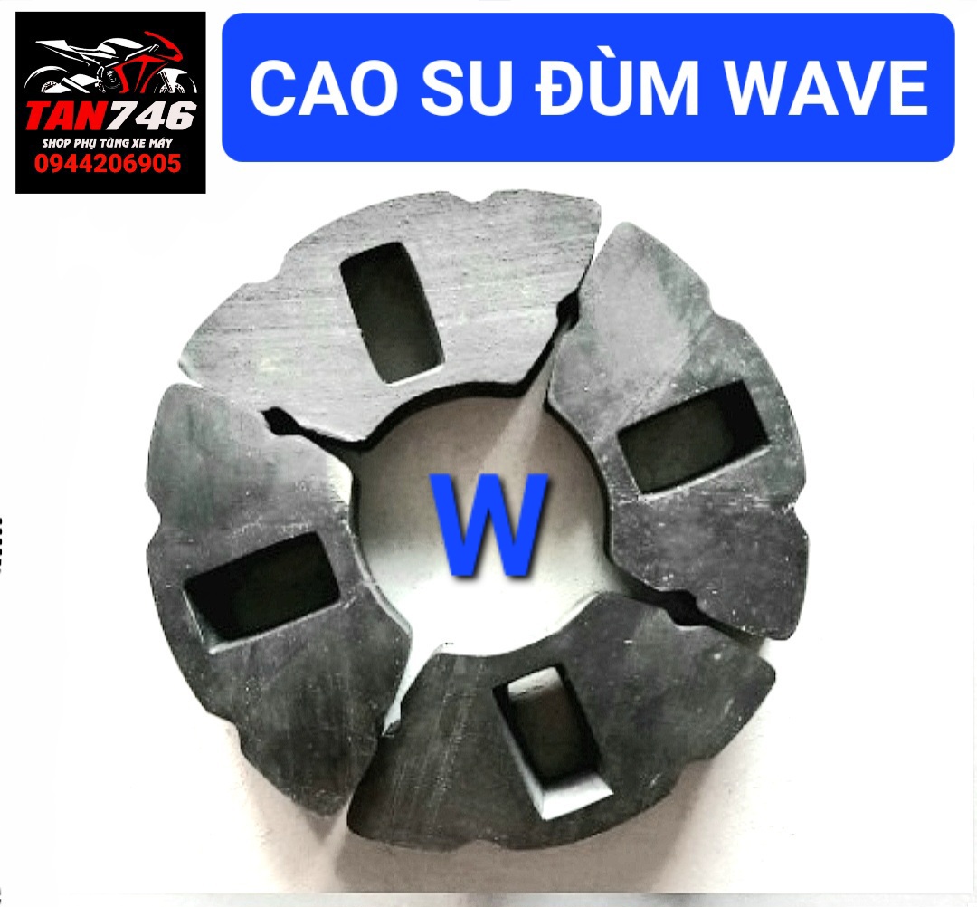 Cao su đùm cho WAVE. Sản phẩm được sản xuất từ loại caosu đúc nguyên khối chuyên dụng rất bền.