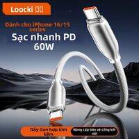 Toocki | Dây Cáp Sạc Nhanh PD60W Dual Type-C Cho Apple