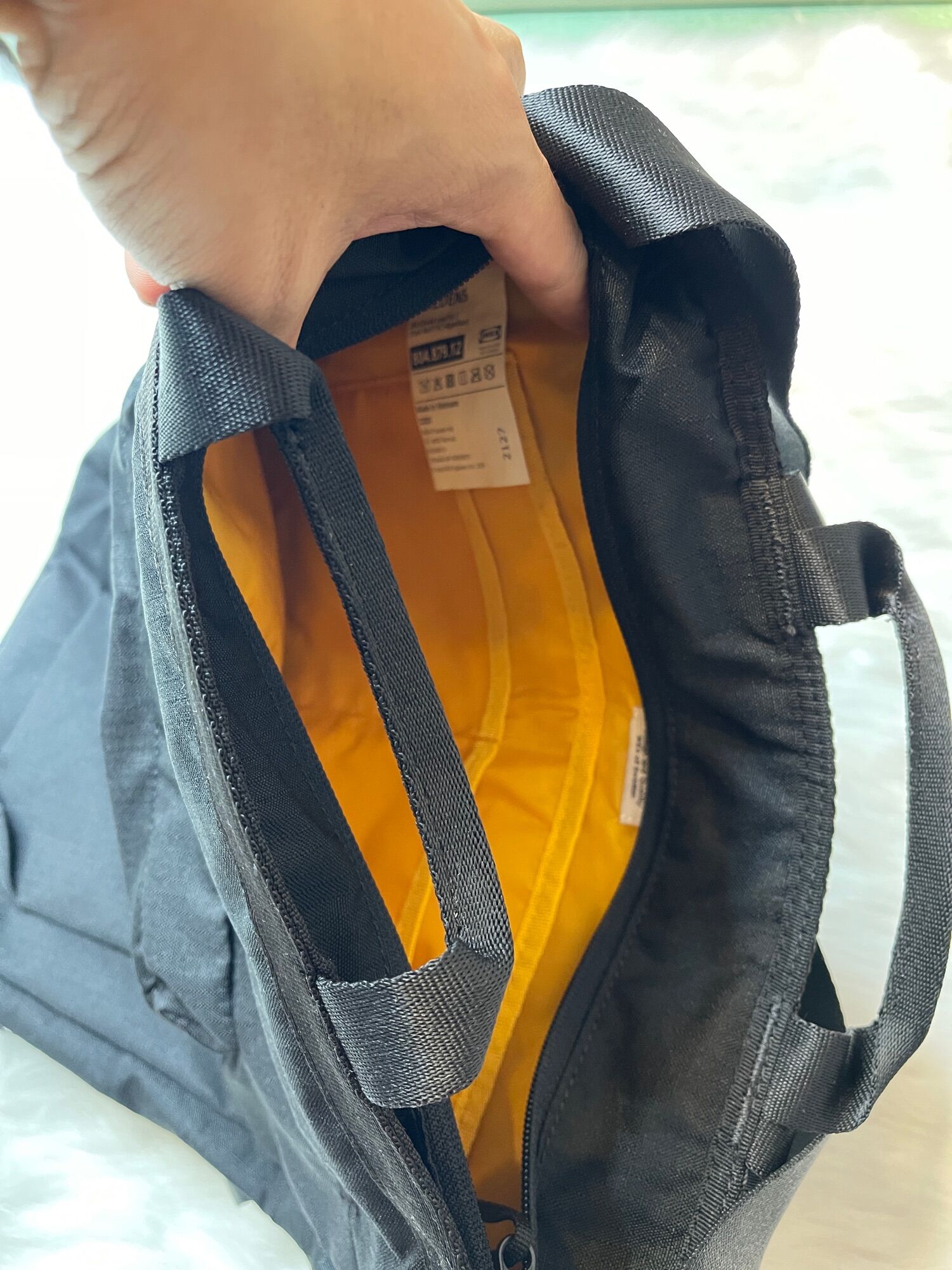 BA LÔ STARTTID IKEA - Đen 34 x 12 x 44 cm