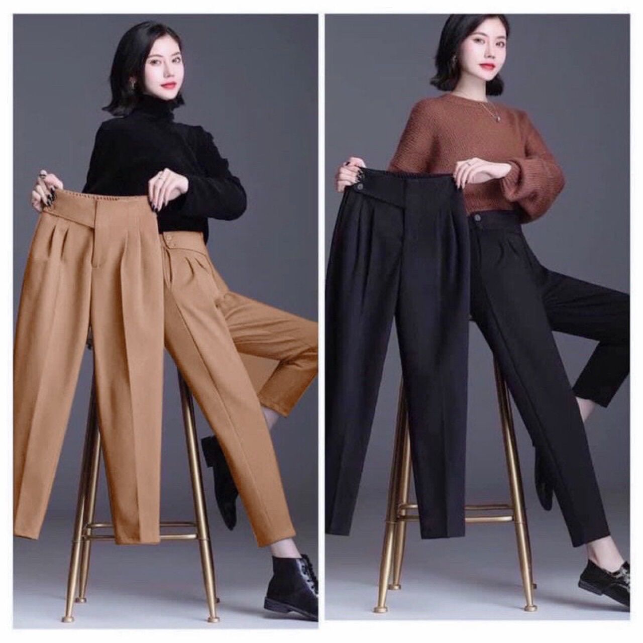 Quần Tây phom baggy Công Sở 60kg đến 95kg