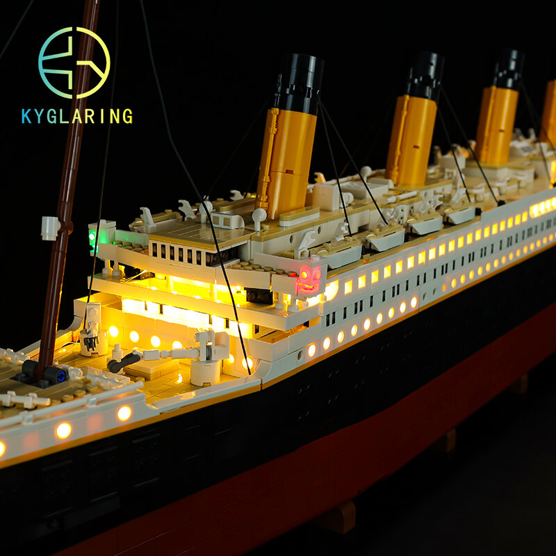 Hộp Trưng Bày Hộp Trưng Bày Du Lịch LEGO Titanic 10294 Có Thể Dùng Cho Đồ Chơi Xếp Gỗ LED Ánh Đèn Chiếu Sáng