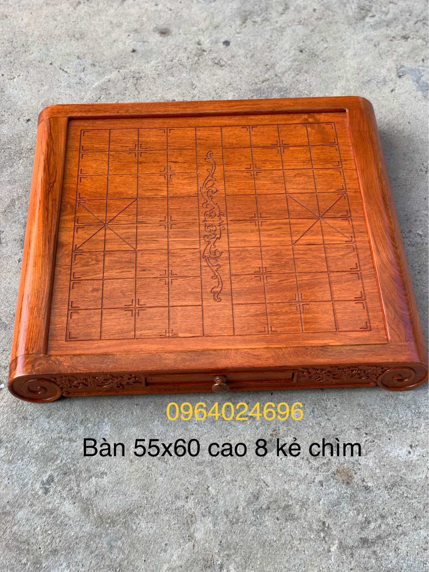 bàn cờ tướng gỗ hương đá