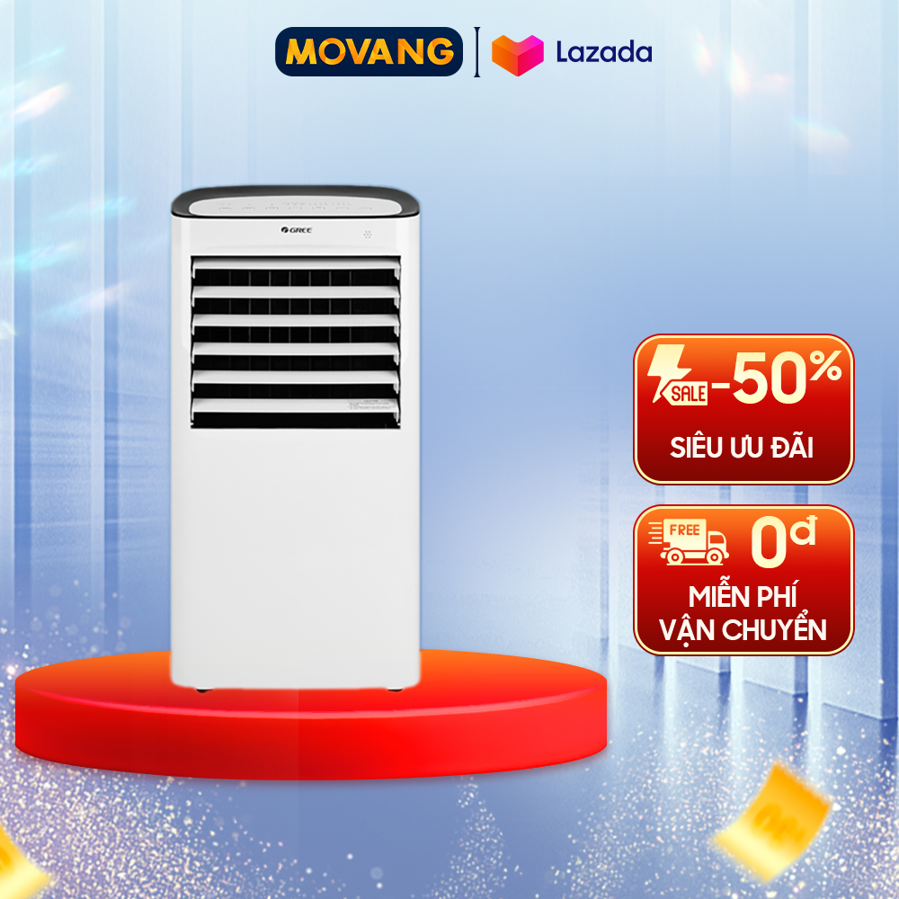 - quạt điều hoà gree kswk-10x61d - 4 mức gió công suất 68 w tạo hơi nước làm dịu không khí