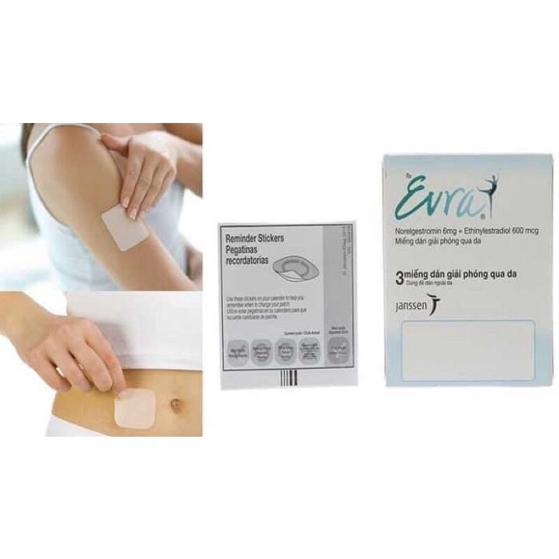 Miếng dán tránh thai Evra Thái Lan