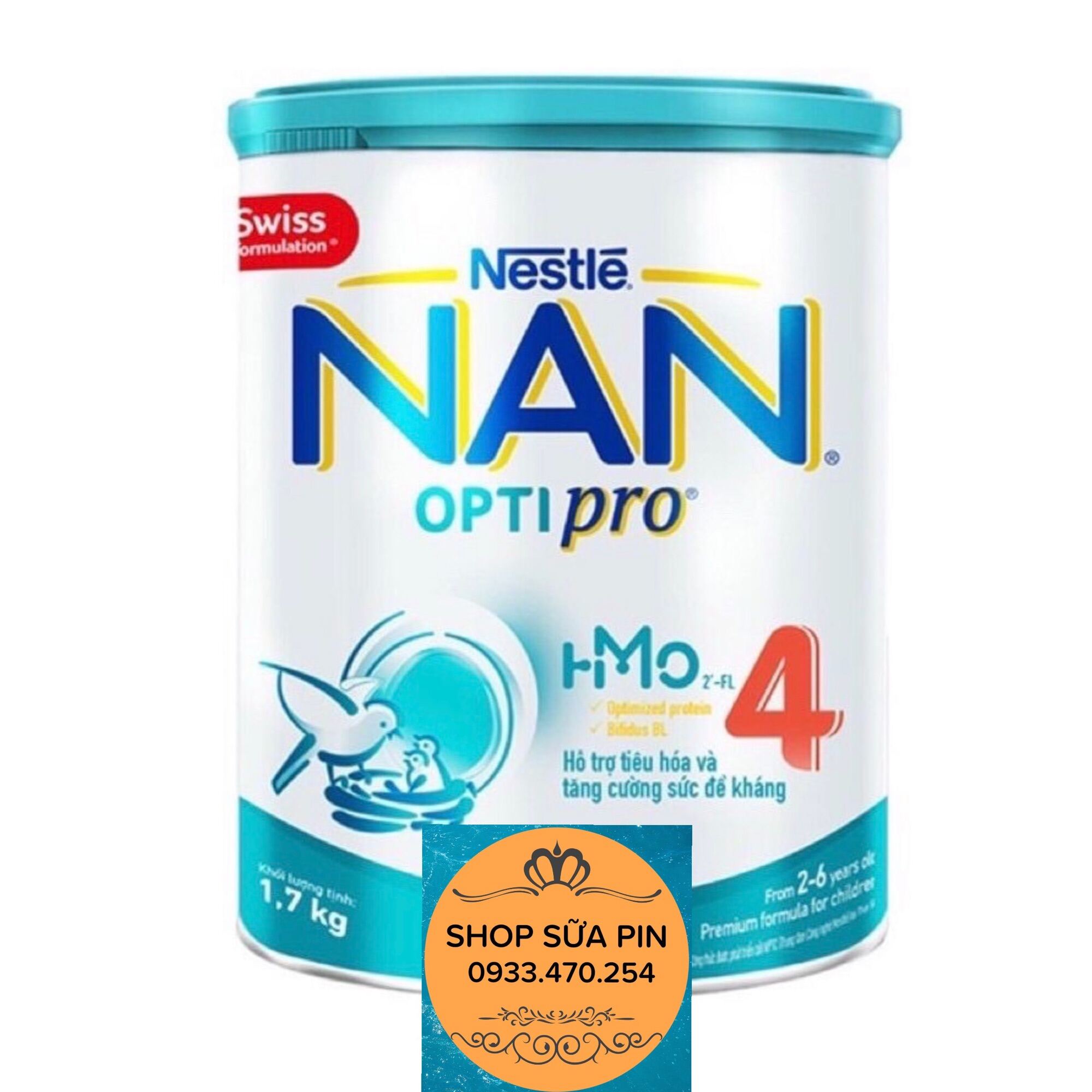 HCMSữa bột Nan HMO Optipro số 4 1.7kg