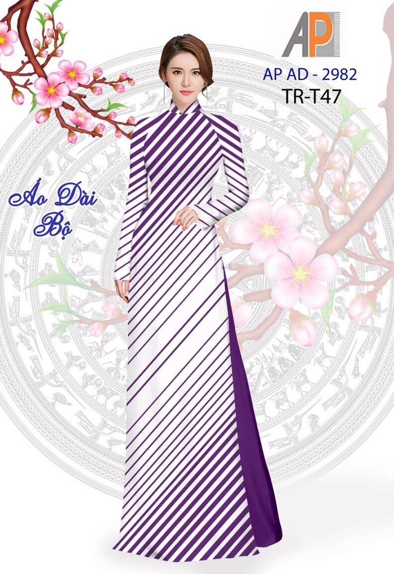 Vải áo dài kẻ sọc
