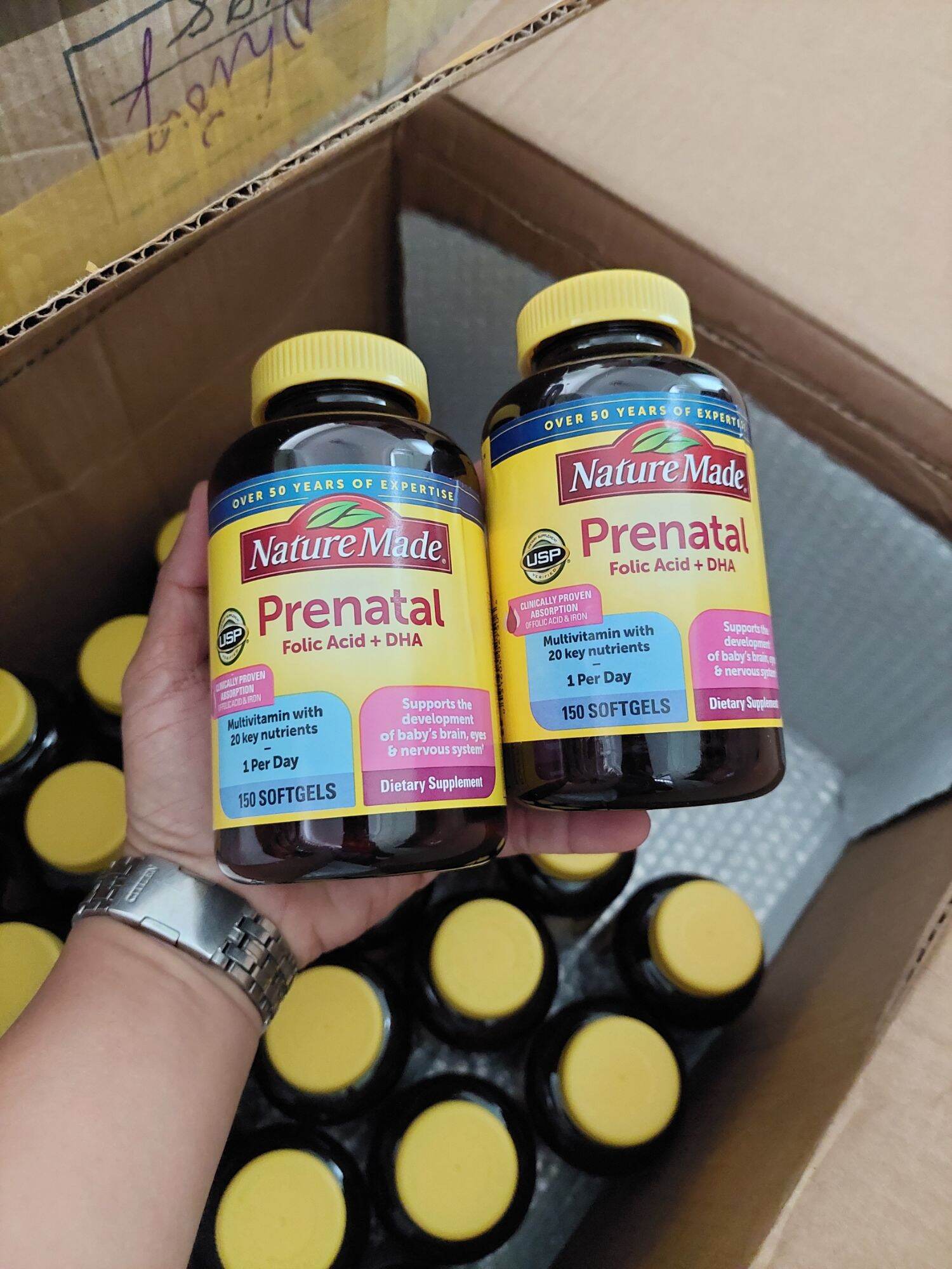 Vitamin dha nature made mỹ 150 viên bổ sung dha cho bà bầu