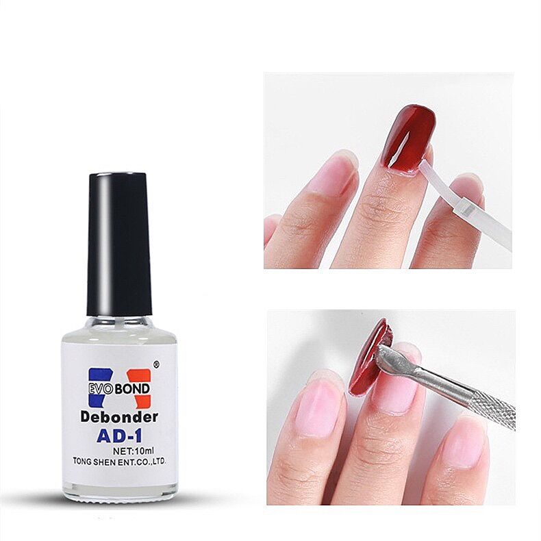 Nước sáng đá tháo móng AD, nước tháo móng giả nail