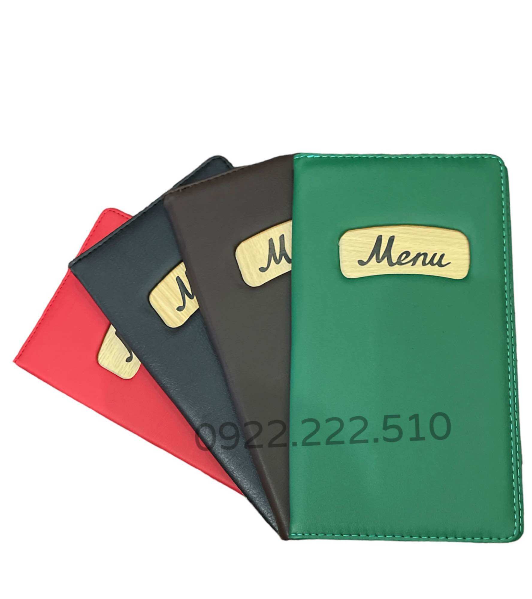 Leaf Leather Menu Cover (16X29Cm) 204/209