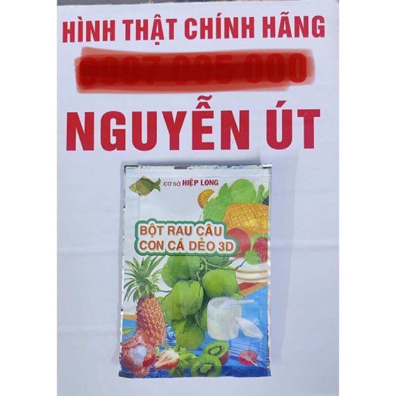 Rau câu con cá dẽo hiệp long gói 12g
