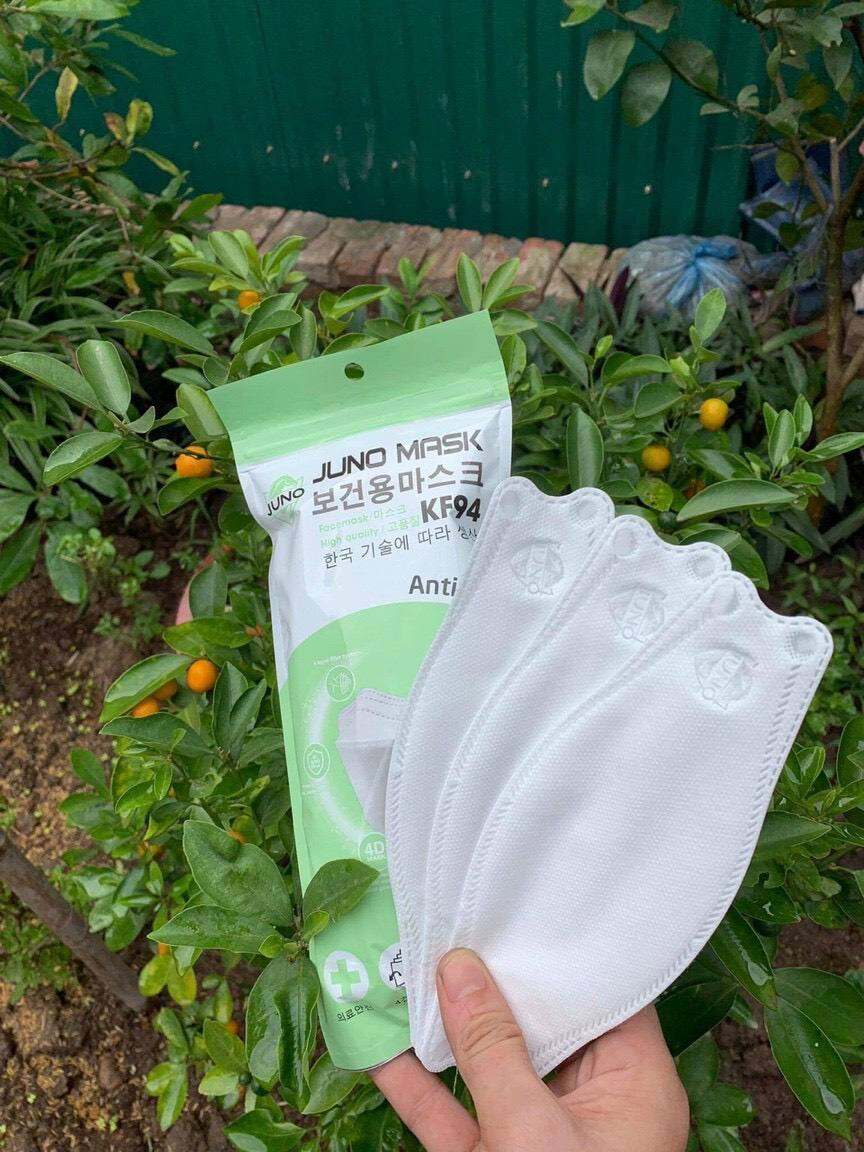 Khẩu trang KF94 Hàn Quốc Juno/ Khẩu trang KF94 giá rẻ ( thùng /300 cái) Công nghệ Hàn Quốc 4 lớp , hàng xuất khẩu