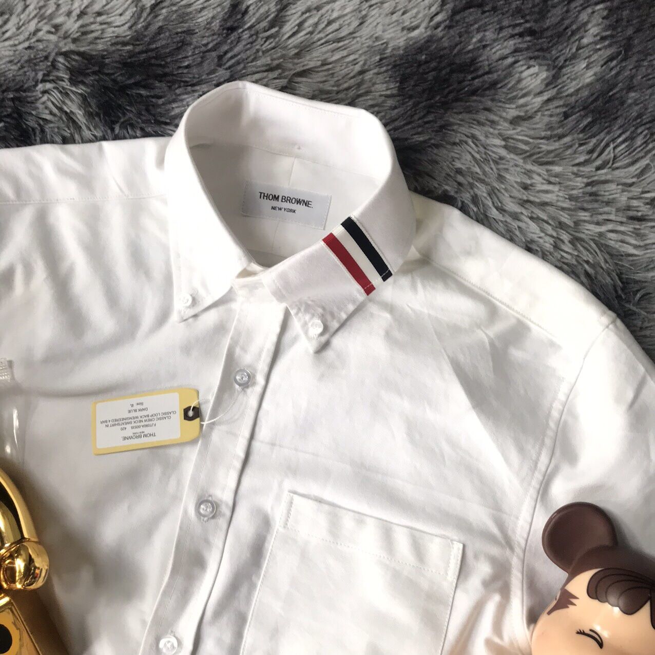 Áo sơ mi Thom Brown cao cấp viền cổ áo