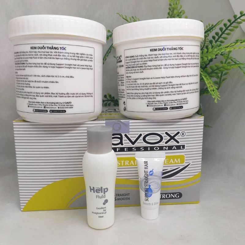 Thuốc duỗi lavox sọc xám 500ml x2