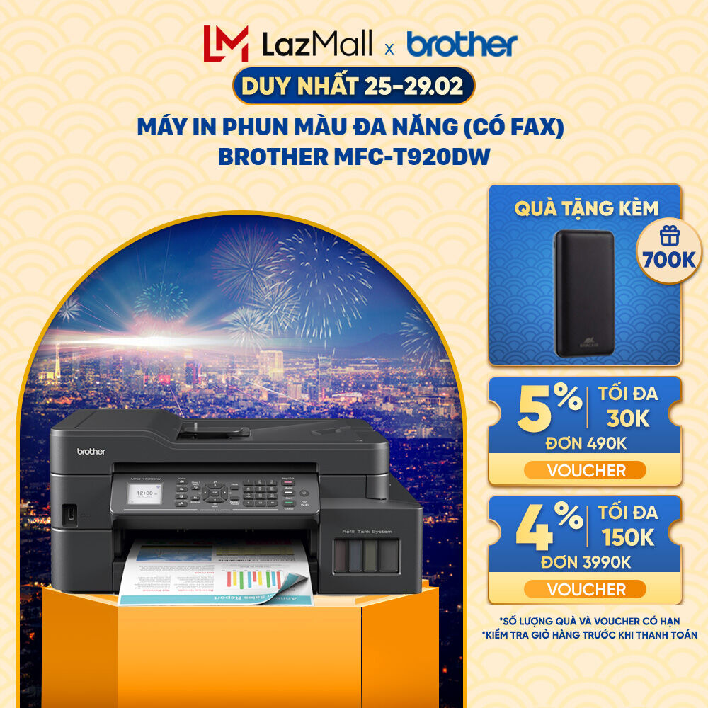 Máy in phun màu đa năng brother mfc-t920dw