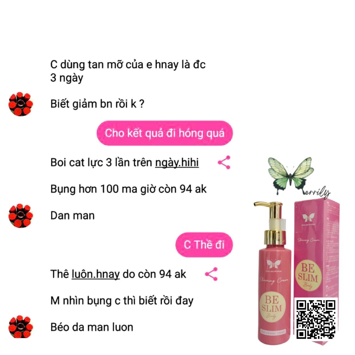 Đốt Mỡ Trực Tiếp Trên Da Kem Tan Mỡ Be Slim