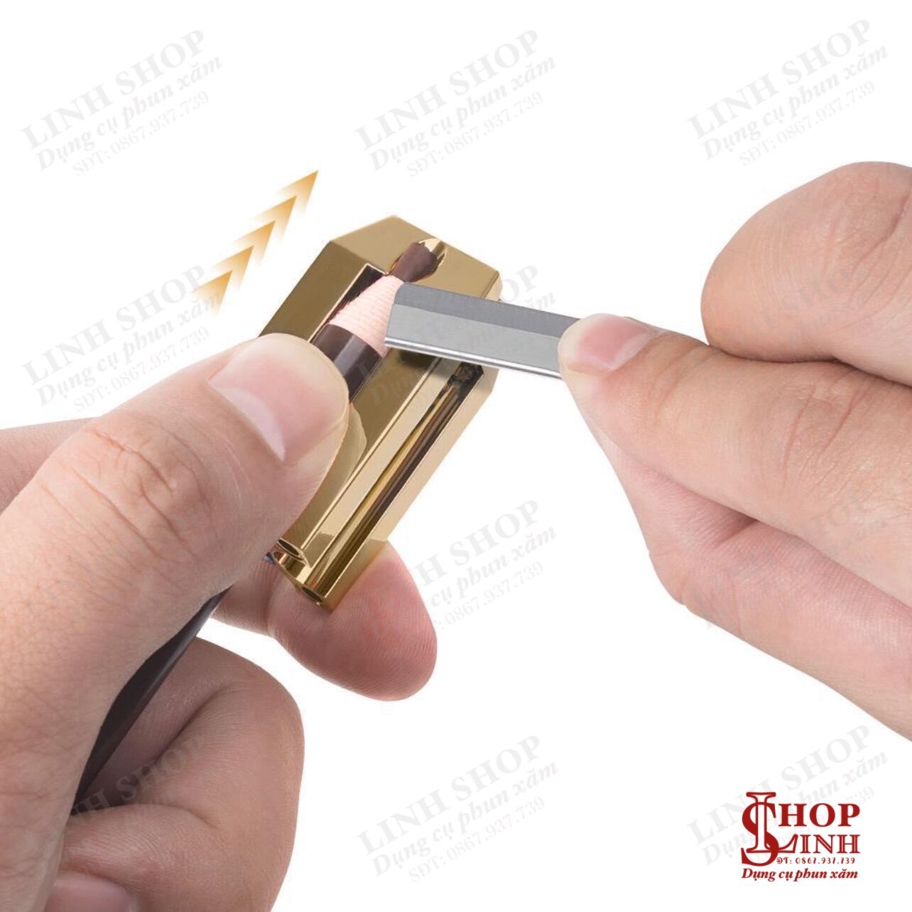 Gọt chì kẻ mày, ruột chì từ 3,5mm~4mm