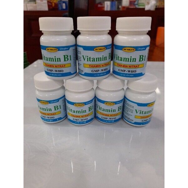 Vitamin b1 viên xanh lọ 100 viên