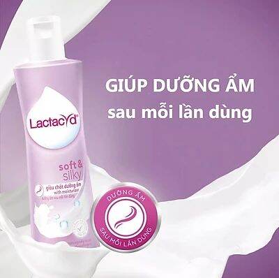 Dung Dịch Vệ Sinh Phụ Nữ Lactacyd Soft & Silky  (250ml) 
