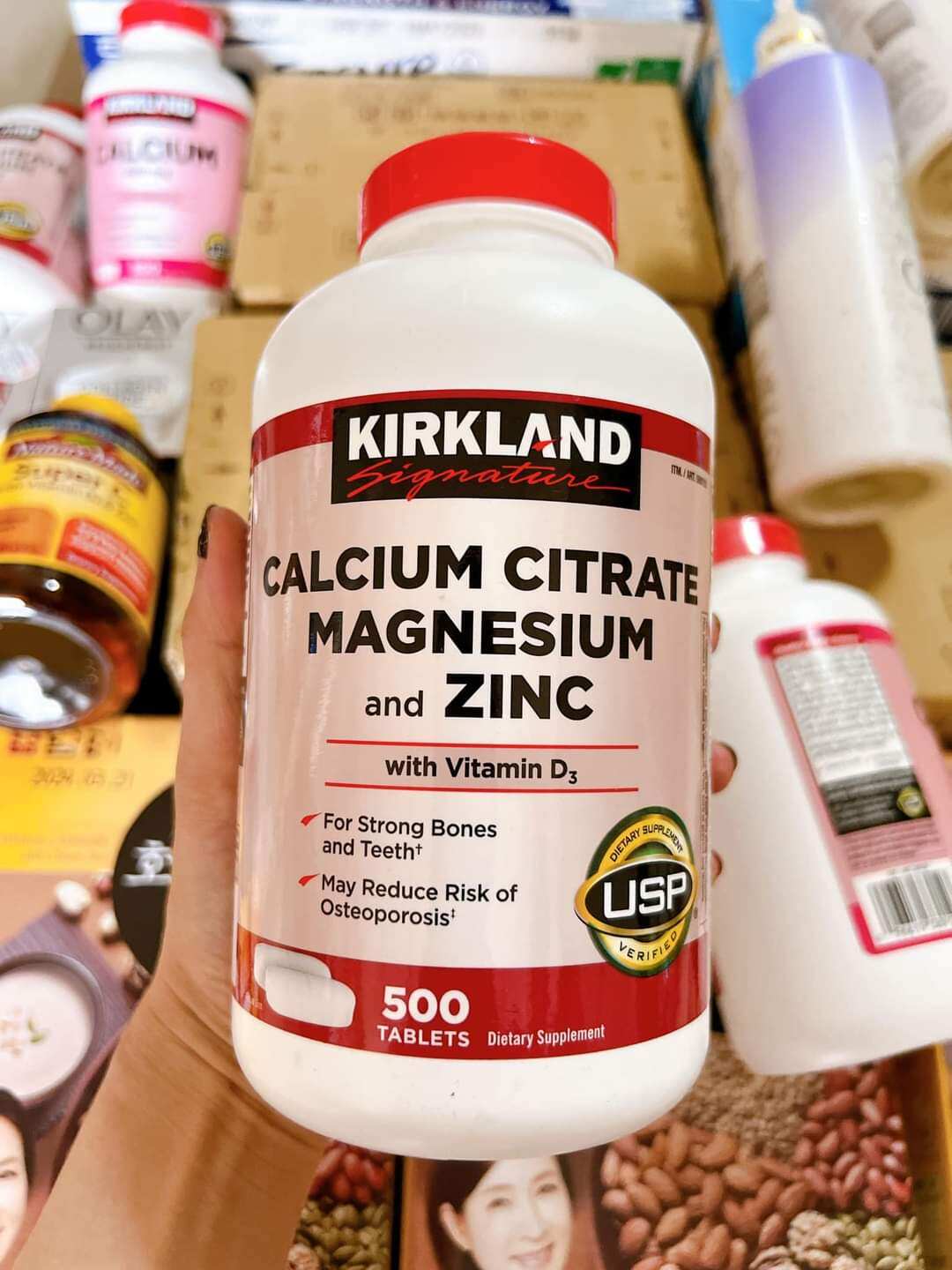 Viên uống bổ xung Canxi, ZinC của Mỹ