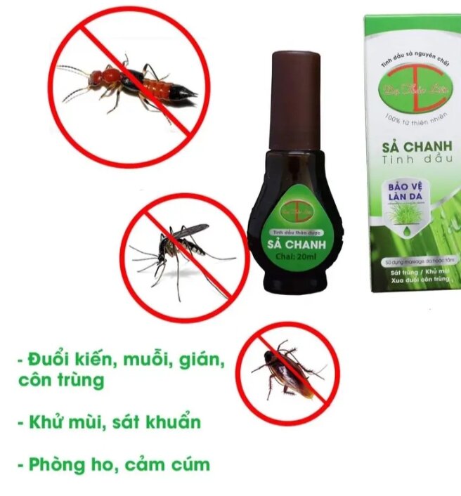 Tinh dầu sả chanh nguyên chất dạ Thảo liên
