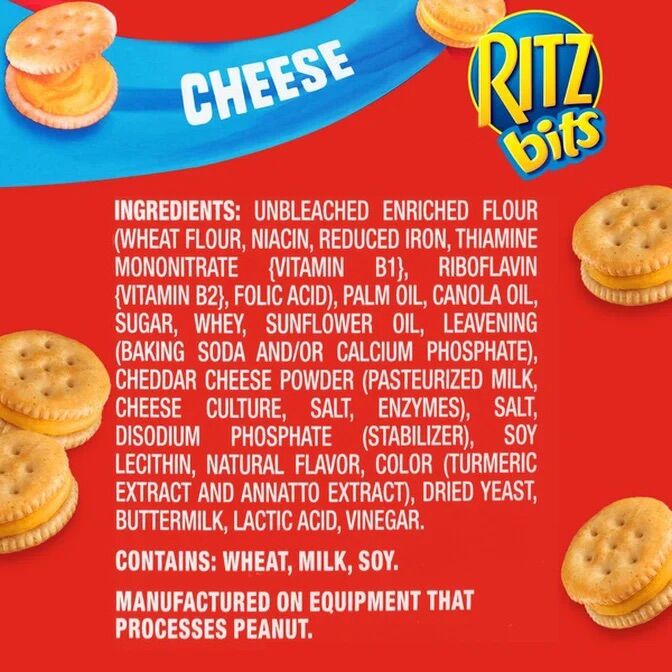 Bánh Ritz bits mini vị Cheese ,249g