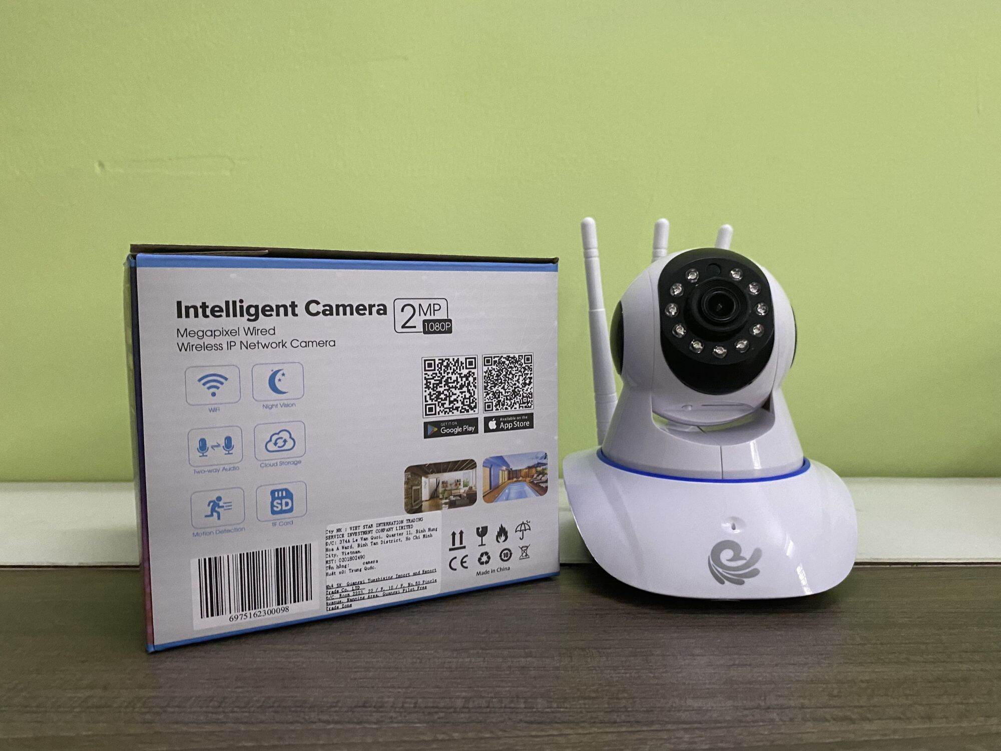 Camera Wifi Yoosee 3 râu độ phân giải 2.0Mp 1080p