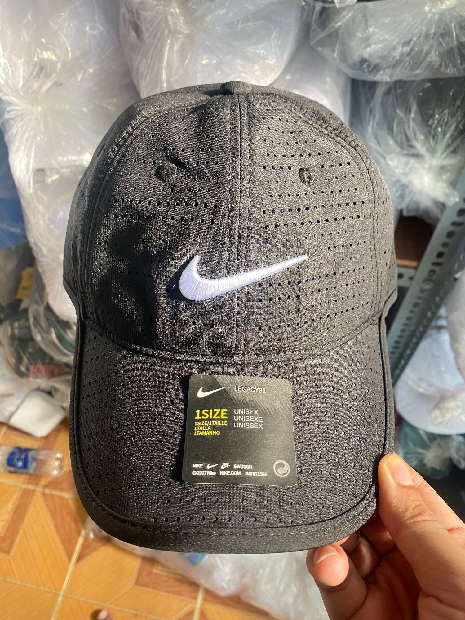 Nón Mũ Lưỡi Trai Thời Trang Thể Thao Nike Vải Dù Mát Mẻ-Nón Xinh HCM 017