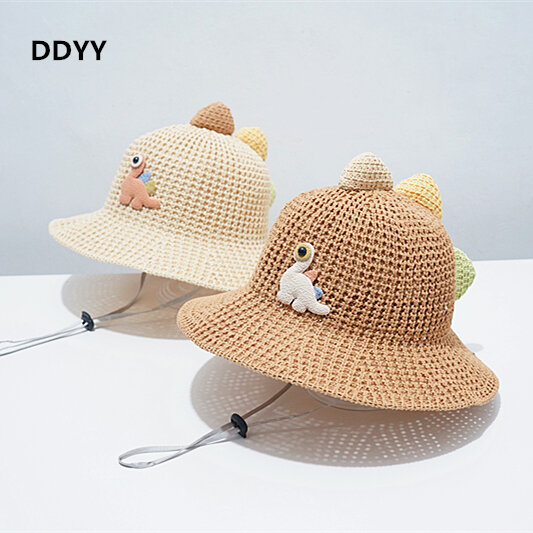 Mũ chống nắng trẻ em mũ che nắng rộng vành mùa hè mũ cói bé trai mũ đi biển bé gái mũ ngư dân em bé mũ che nắng