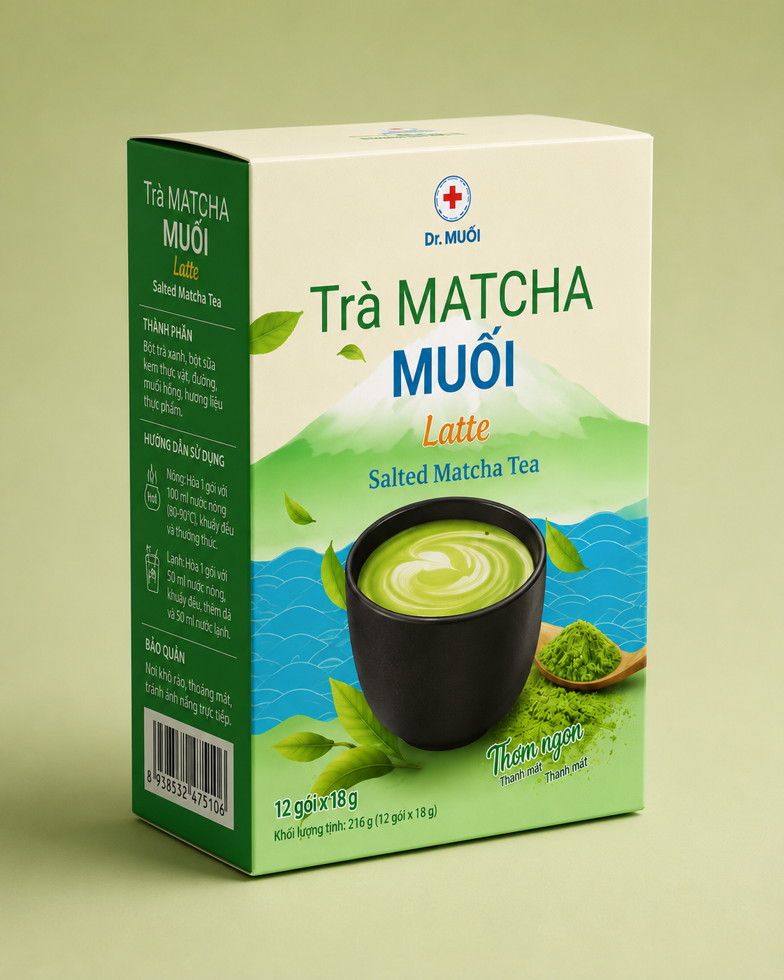 Trà matcha latte