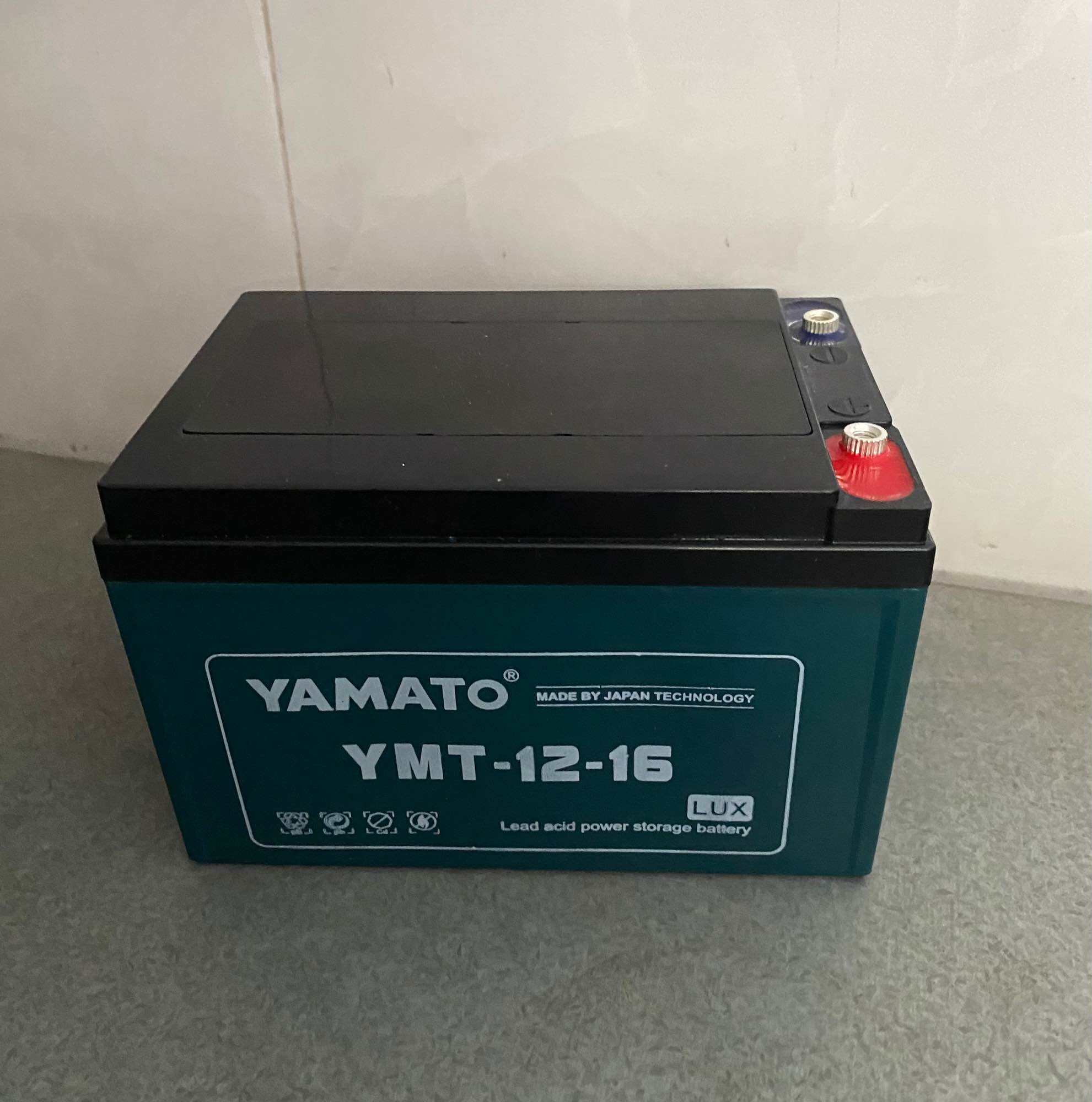 Bộ 4 Ắc quy xe đạp điện Yamato 6-FM-15 (12V-15Ah) acquy Yamato cho loa kéo thang máy quạt điện năng lượng mặt trời .v.v.