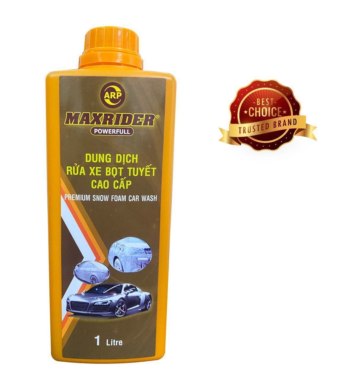 💯DUNG DỊCH RỬA XE BỌT TUYẾT CAO CẤP - MAXRIDER POWERFULL (1 Litre)