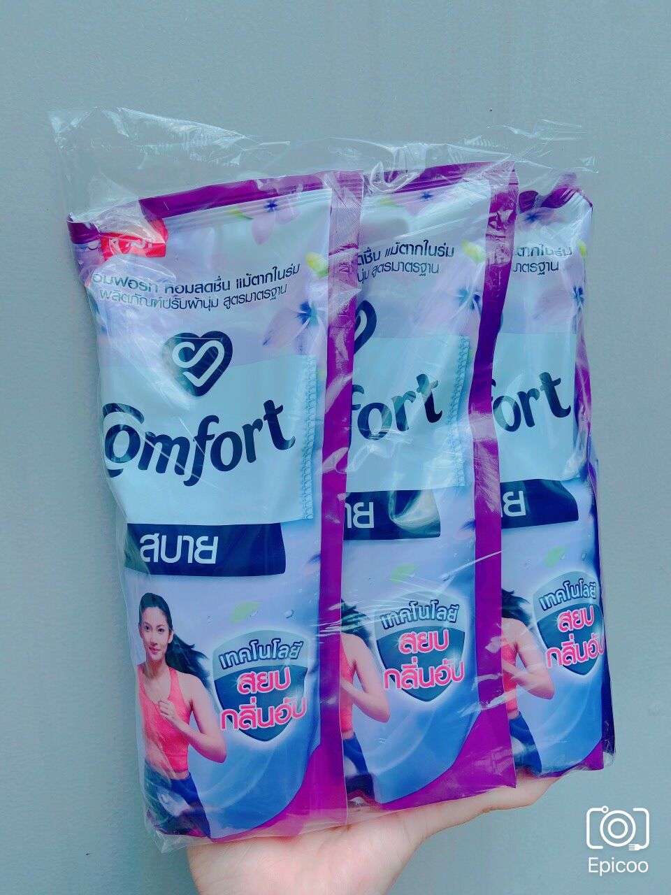 Set 3 túi nước xả Comfort 1 túi 580ml thái lan