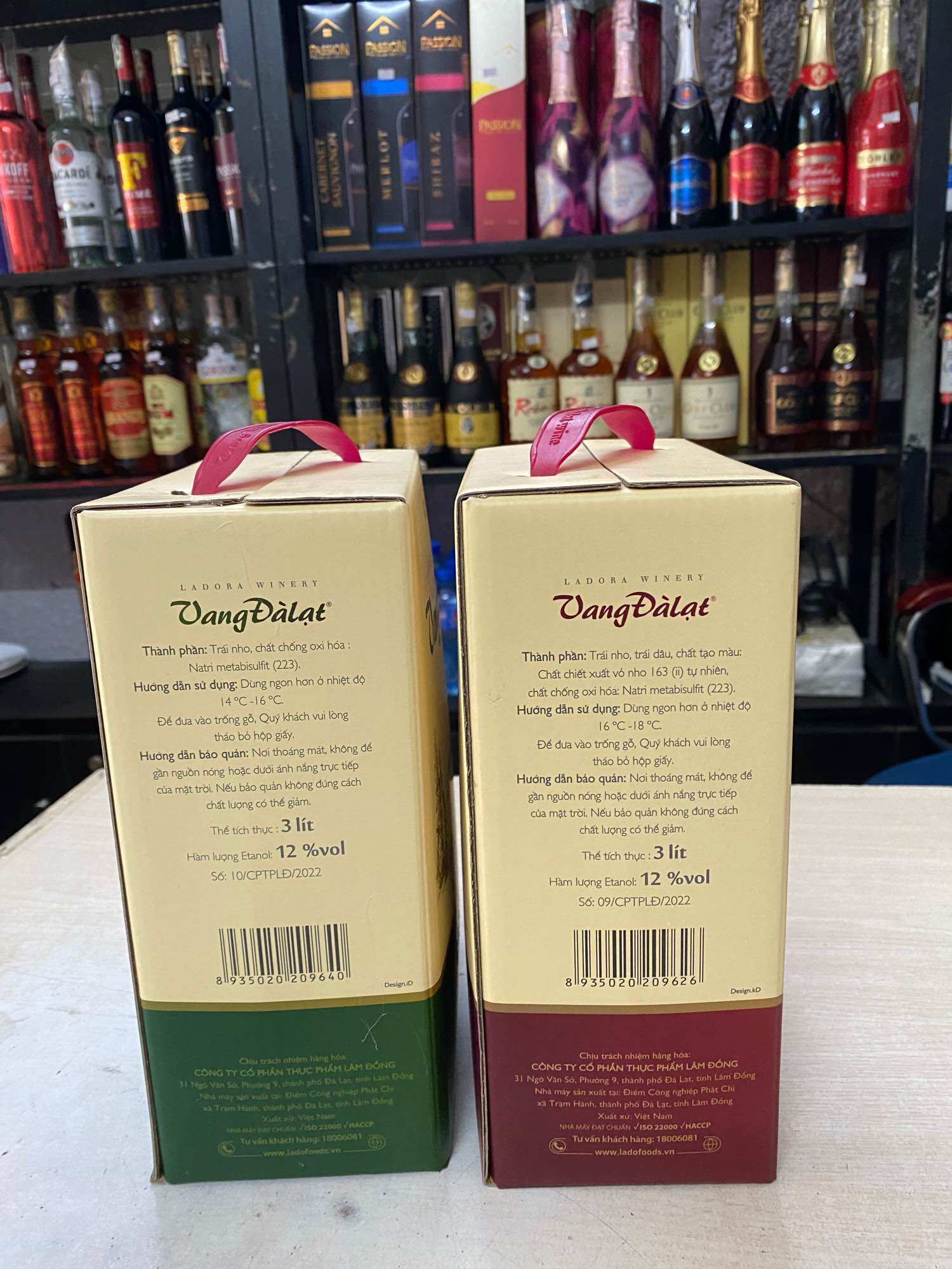 Vang Đà Lạt CLASSIC Trắng 12% 3 Lít